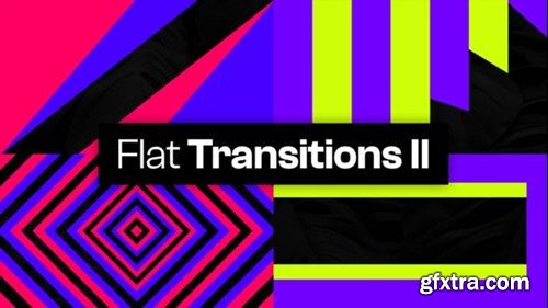 Videohive 25 Flat Transitions II 48027976