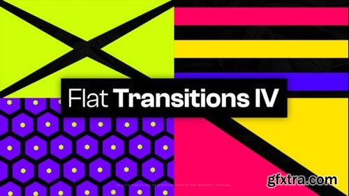 Videohive 25 Flat Transitions IV 48028018