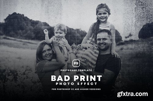 Bad Print Photo Effect VBSKX66