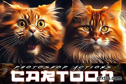 Cartoon Painting Photoshop Action TRM6KJH