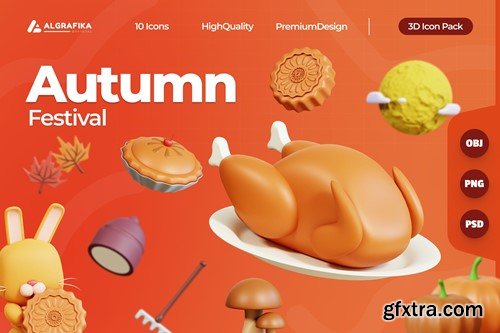 Autumn Festival 3D Icon H9Z7NCJ