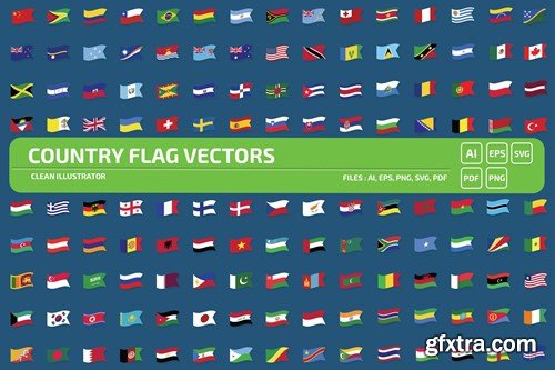 Country Flag Vectors G6VTJUV