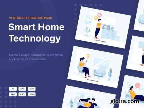 Scorpius - Smart Home Technology Vector Scenes Ui8.net