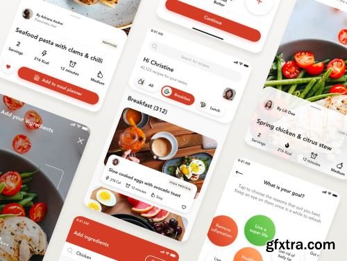 Savory - Food UI Kit Ui8.net