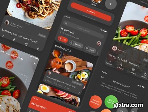 Savory - Food UI Kit Ui8.net