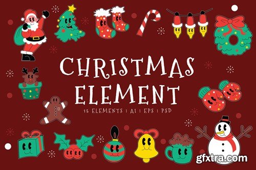 Christmas Elements Set 004 55V5JFJ