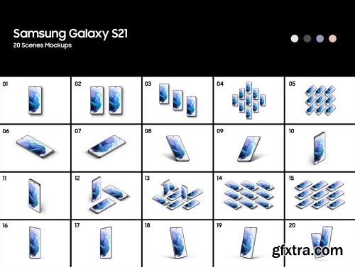 Samsung Galaxy S21 - 20 Mockups Ui8.net