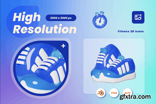 Fitness 3D Icon 3GMSFF6