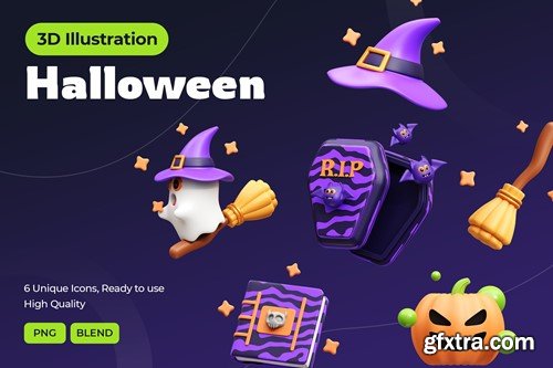 Halloween 3D Icons ABW94FK