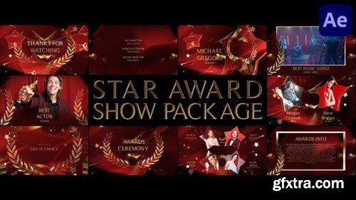 Videohive Star Award Show Package for After Effects 48047023