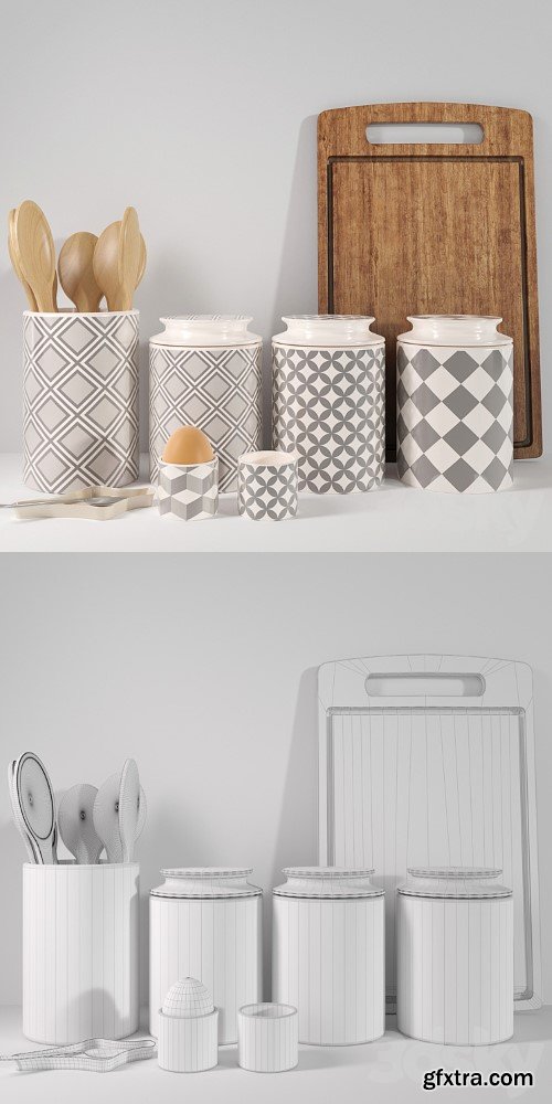 kitchen accessories set 01