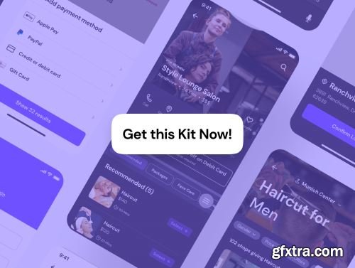 Clover Mobile app UI Kit Ui8.net