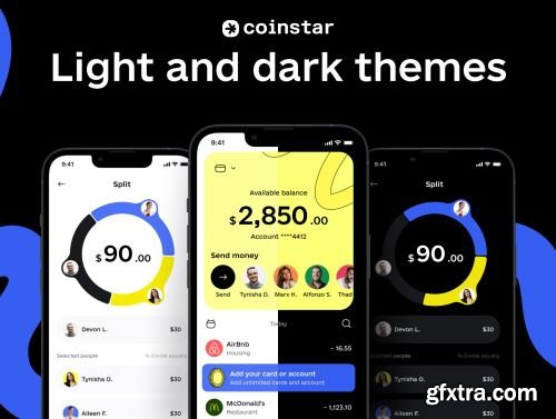 Coinstar: Finance Mobile App UI Kit Ui8.net