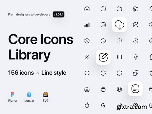 Core Icons Library Ui8.net