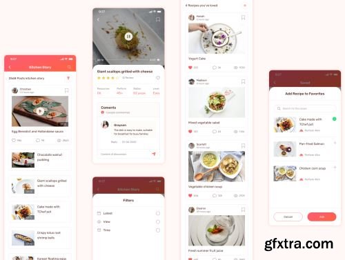 Cooky - Blog Recipe Dish Ui8.net