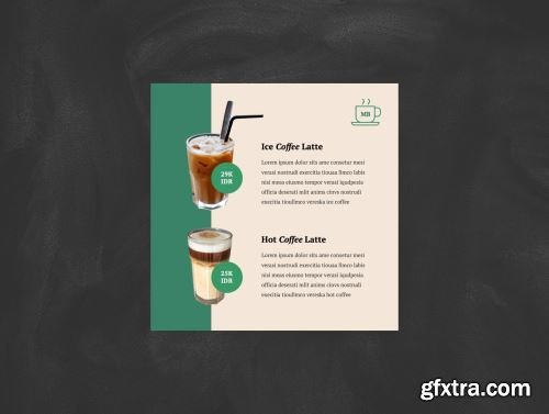 Coffee Shop Social Media Instagram Post PPT Ui8.net