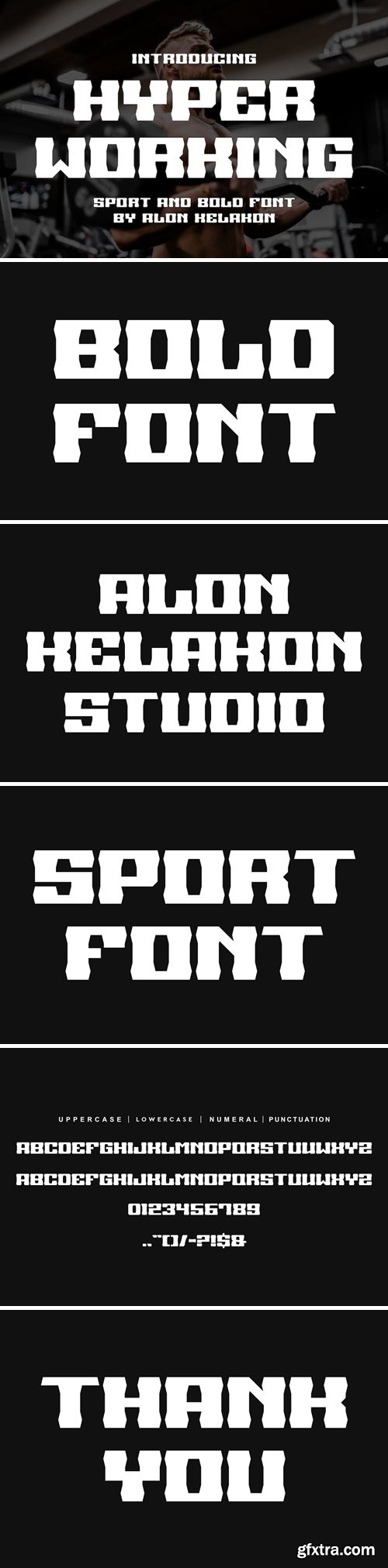 Hyper Working Font