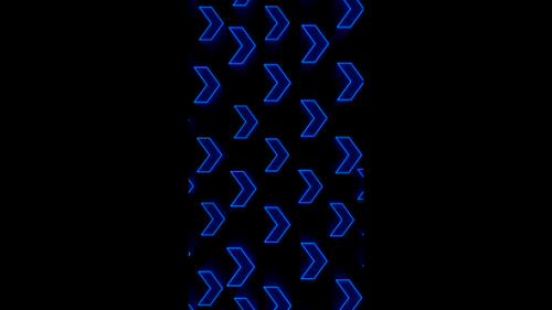 Videohive - Vertical video blue neon arrows vj loop animation background - 47955733 - 47955733