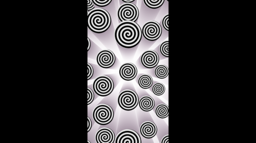 Videohive - Vertical video rotating black and white spirals loop animation - 47955738 - 47955738