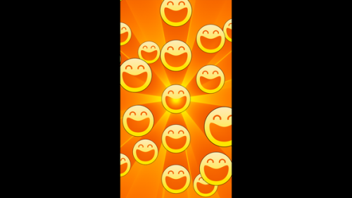 Videohive - Vertical video moving laugh emoji icons loop animation background - 47955739 - 47955739
