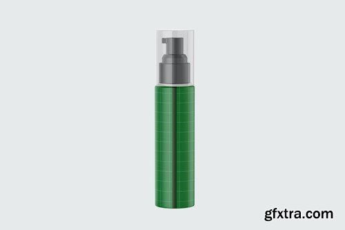 Matte Airless Pump Bottle Mockup 8JYP3CP