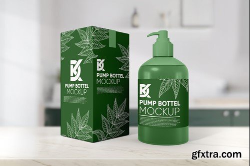 Pump Bottle - Mockup QMWSGE5