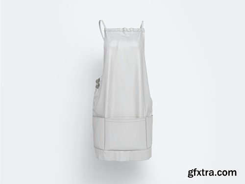 Kitchen Chef Apron Psd Mockups with Pocket WZXE3YR