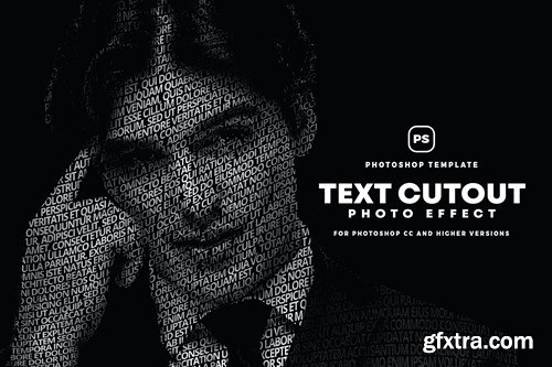 Text Cutout Photo Effect 6RXQLS8
