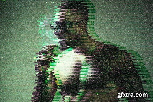 Cyberpunk Glitch Photo Effect ZL3C99L