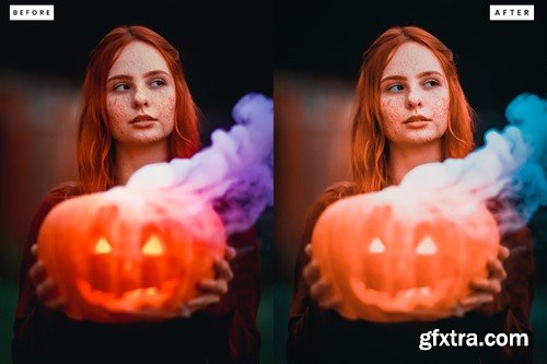 Pumpkin Spice Lightroom Presets WB3DCPH