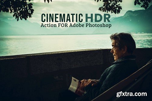 Cinematic HDR Action FOR Adobe Photoshop ZPANMTZ