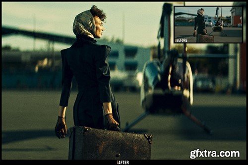 Cinematic HDR Action FOR Adobe Photoshop ZPANMTZ