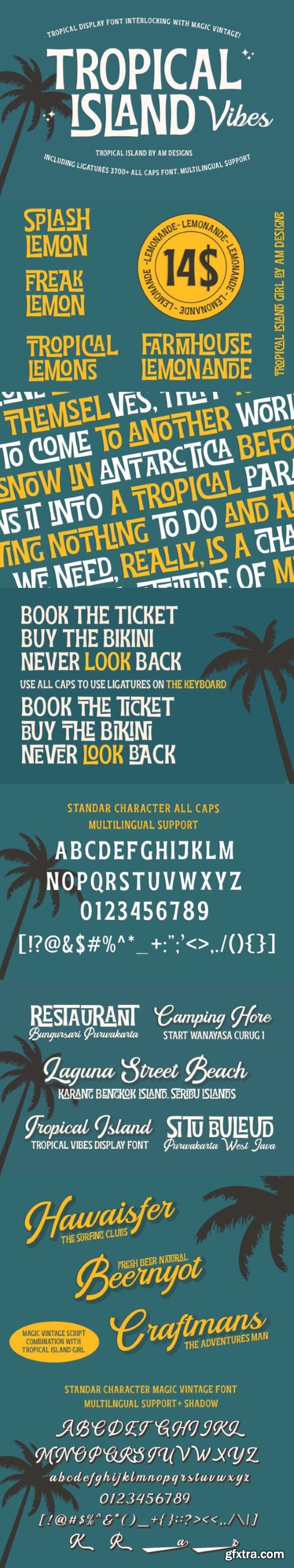 Tropical Island Vibes Font