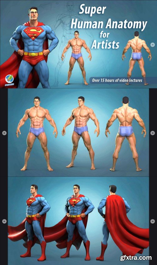 Artstation - Super Human Anatomy for artists course