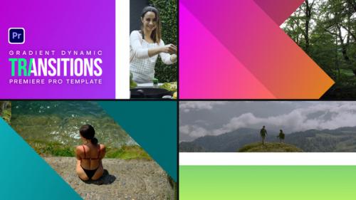 Videohive - Gradient Dynamic Transitions | MOGRT - 47936772 - 47936772