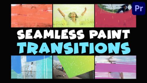 Videohive - Seamless Paint Transitions | Premiere Pro MOGRT - 47936983 - 47936983