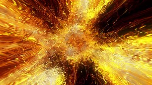 Videohive - VJ Orange Dynamic Energy Blob - 47959414 - 47959414