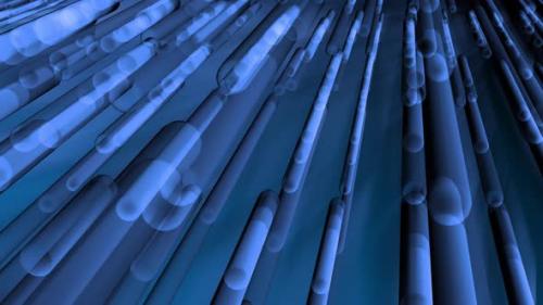 Videohive - Blue color abstract tube moving animation. - 47959965 - 47959965