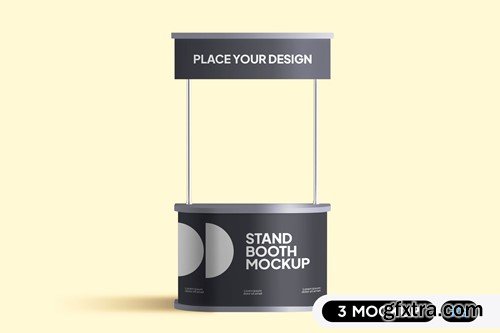 Modern Stand Booth Mockup V73FRUQ