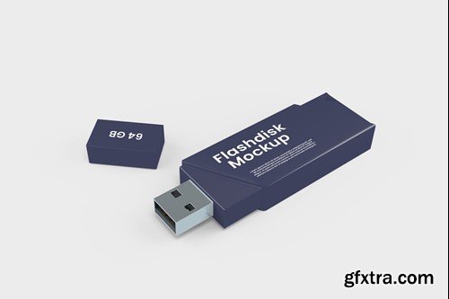 USB Flashdisk Mockup 9B7Z73P