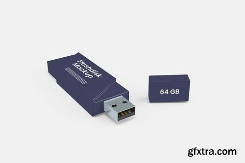 USB Flashdisk Mockup 9B7Z73P