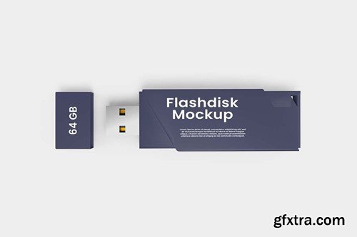 USB Flashdisk Mockup 9B7Z73P