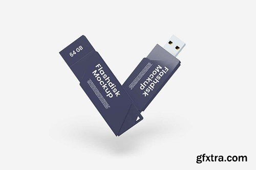 USB Flashdisk Mockup 9B7Z73P