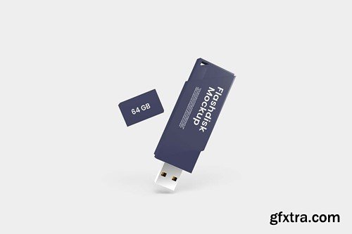 USB Flashdisk Mockup 9B7Z73P