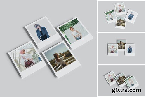 Polaroid Photo Mockup 9XS4VBR