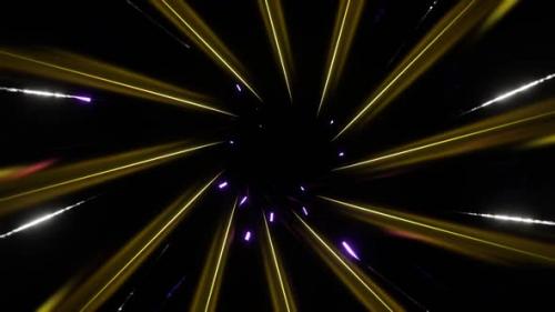 Videohive - Gold And Light Purple Inside The Spiral Background Vj Loop In HD - 47973472 - 47973472