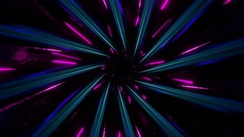 Videohive - Cyan With Pink Inside The Spiral Background Vj Loop In 4K - 47973479 - 47973479