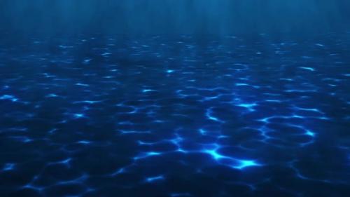 Videohive - Shiny Water Surface At Night - 47975052 - 47975052