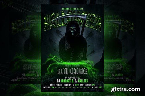 Halloween Flyer Template 8ZKLRQM