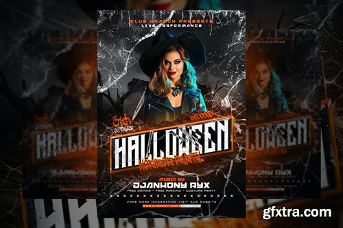 Halloween Flyer Template J9DFUU9